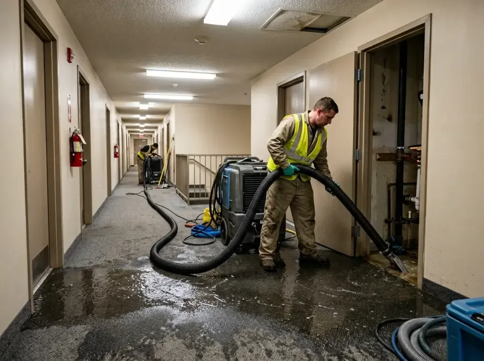 multi-unit-apartment-hallway-f-005 — frequently asked questions, Emergency Burst Pipe Water Extraction & Removal in North Be…